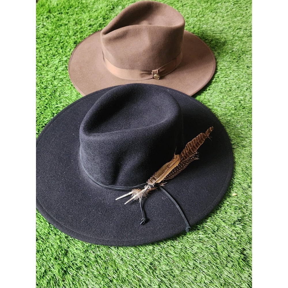 NWT Stetson Cowboy Hats Lot of 2 Mens Western Wool Felt Ranch Rodeo New